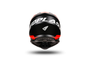 Ufo plast kinder crosshelm korey , uitneembaar helmet ufo plst korey s black red