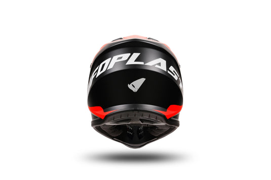 Ufo plast kinder crosshelm korey , uitneembaar helmet ufo plst korey s black red