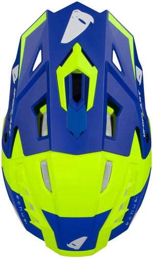 Ufo plast crosshelm echus helmet echus xxl blue yel. matt