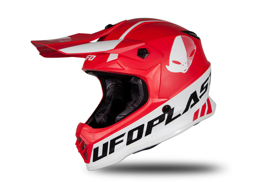 Ufo plast kinder crosshelm korey helmet ufo plst korey s matt red