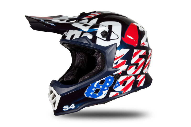 Load image into Gallery viewer, Ufo plast kinder crosshelm korey helmet ufo plst korey s blue
