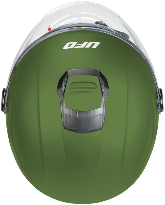 Ufo plast jethelm nixie helmet ufo nixie jet matt green gr. xl