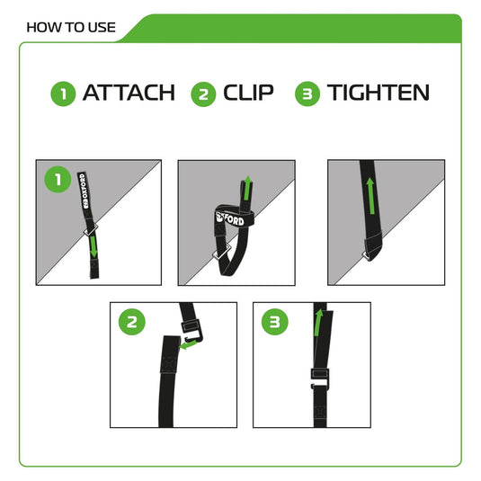 Oxford snelbinder atlas g-hook atlas g-hook 17mm x 1,2m black pair