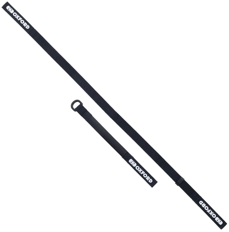 Load image into Gallery viewer, Oxford spanngurt atlas d-rinng atlas d-ring 26mm x 1,2m black pair
