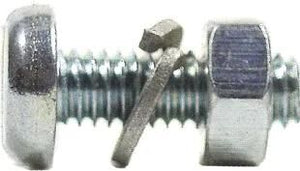 Fix-nippel nummerplaatschroef no. shield screw m4x12 zinc pk.a 100 pcs