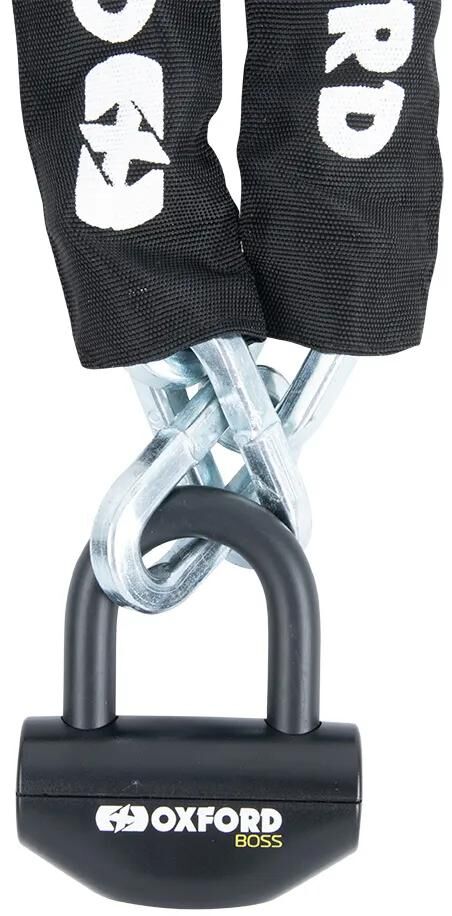 Oxford kettingslot boss chain locks boss 12mm x 1.5m black