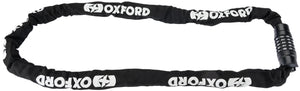 Oxford kettingslot gp combi chain 8 chain link combi 8mm x 0,9m black