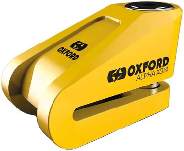 Oxford remschijfslot alpha xd14 rotor locks alpha xd14 yellow