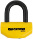 Oxford remschijfslot boss rotor locks 12.7mm bar yellow