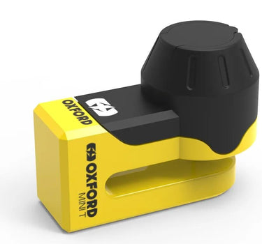 Oxford remschijfslot mini t rotor locks 5.5mm locking bolt yellow
