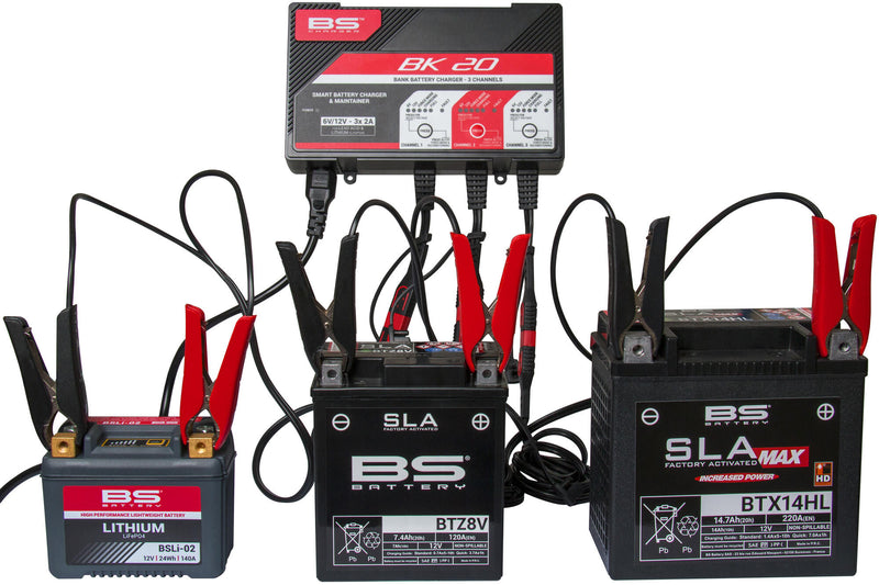 Load image into Gallery viewer, Bs-battery acculader bk20 multiple chargers. bk20 bs-charger 3x2.0a
