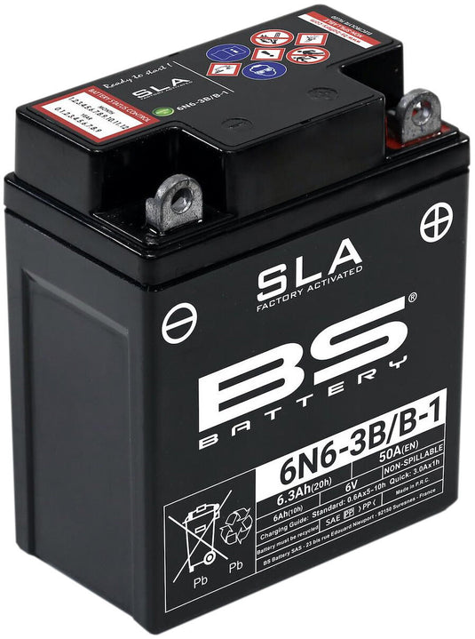Bs-battery batterij 6n6-3b b-1 battery 6n6-3b b-1 bs sla
