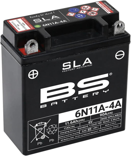 Bs-battery batterij 6n11a-4a battery 6n11a-4a bs sla