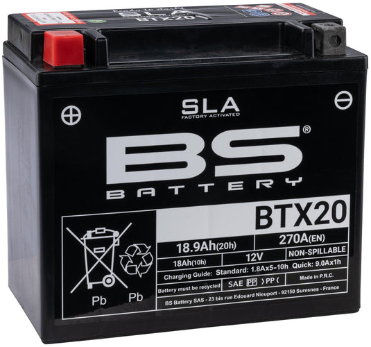 Bs-battery batterij bgz20h btx20h battery btx20h bs sla