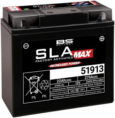 Bs-battery batterij 51913 battery 51913 bs sla-max