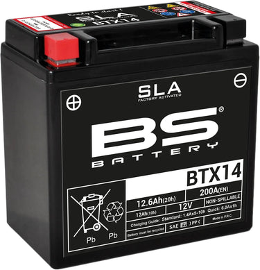 Bs-battery batterij btx14 btx14-bs battery btx14 bs sla
