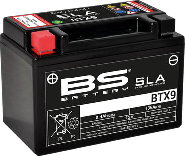 Bs-battery batterij btx9 btx9-bs btx9 battery bs sla