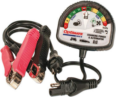 Tecmate accutester optimate test battery tester optimate battery + alternator