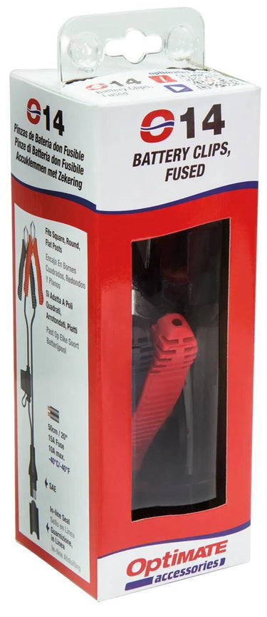 Tecmate toebehoren battery clamp optimate sae m. 15a protection