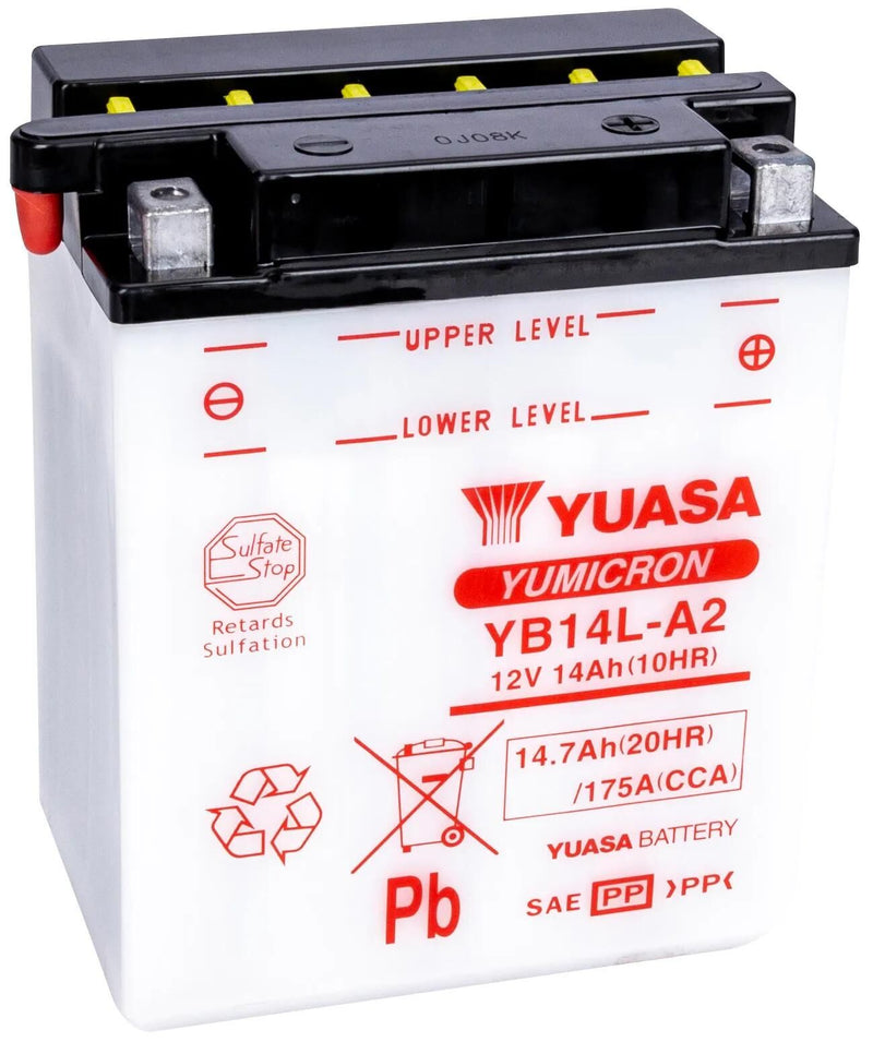 Load image into Gallery viewer, Yuasa batterie yb14l-a2 battery yb14l-a2 standard without sp
