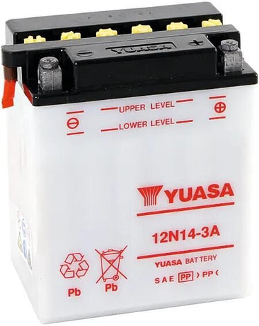 Yuasa batterij 12n14-3a battery 12n14-3a standard without sp