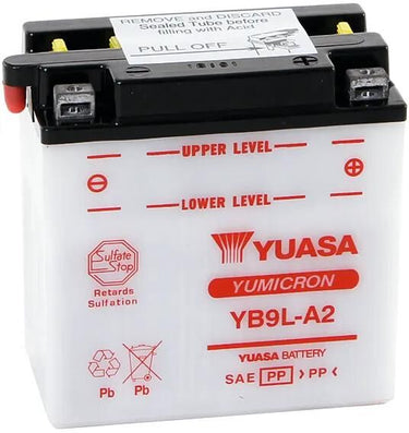 Yuasa batterij yb9l-a2 battery yb9l-a2 standard without sp