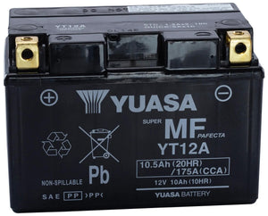 Yuasa batterij yt12a yt12a-bs battery yt12a agm