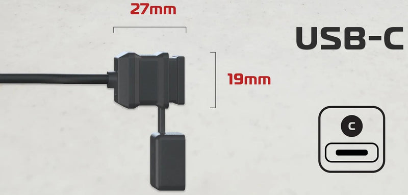 Load image into Gallery viewer, Oxford ladekabel usb-charging device oxfor type c 3.0 amp
