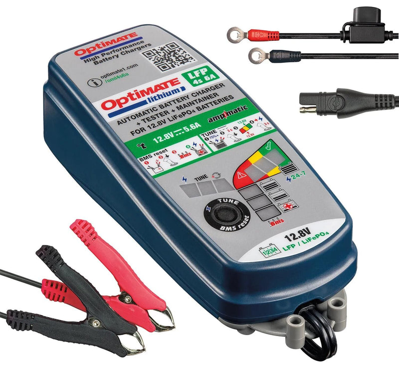 Load image into Gallery viewer, Tecmate batterieladegerät optimate lithium 4s 6a optimate 4s charger lithium 6a
