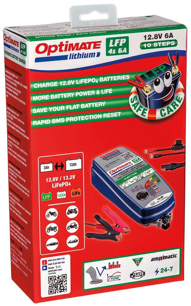 Tecmate acculader optimate lithium 4s 6a optimate 4s charger lithium 6a