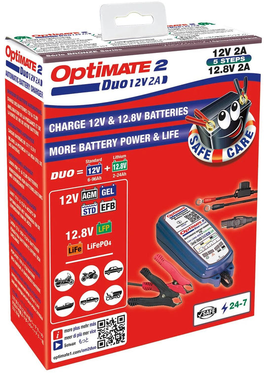 Tecmate batterieladegerät optimate 2 duo optimate 2 charger duo