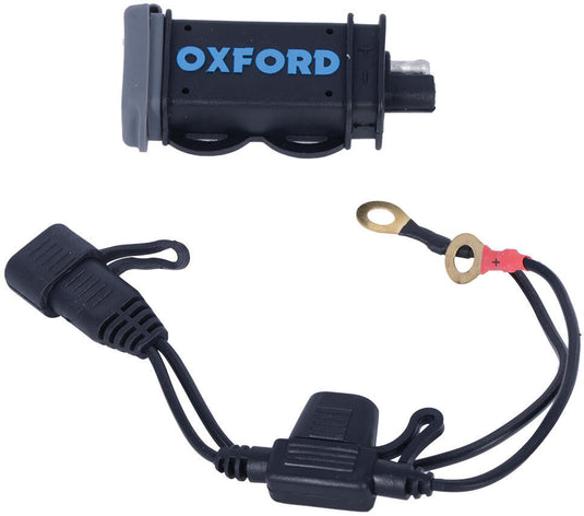 Oxford usb-laadapparaat usb 2.1amp fused power charging kit usb charger m. sae connection el114