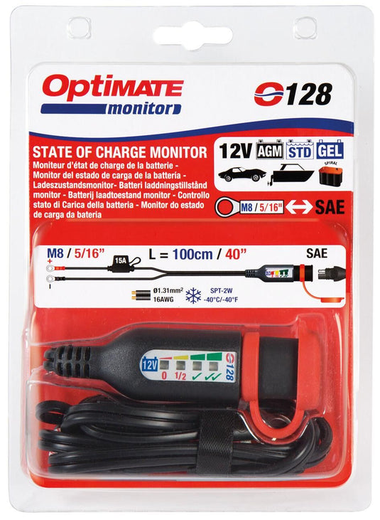 Tecmate batterij- accumonitor monitor optimate m. oesen standard