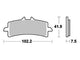 Trw remblokken mcb 792 brake pads sinter mcb 792 scr