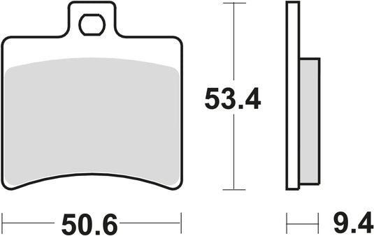 Trw bremsbelag mcb 710 brake pads organ. mcb710ec