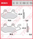 Trw remblokken mcb 615 brake pads sinter mcb 615 si