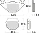 Trw remblokken mcb 519 brake pads sinter mcb 519 si