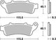 Trw remblokken mcb 704 brake pads organ. mcb 704