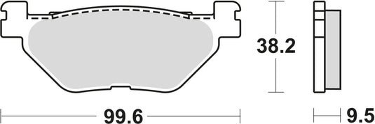 Trw bremsbelag mcb 731 brake pads organ. mcb 731