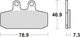 Trw remblokken mcb 557 brake pads organ. mcb 557