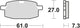 Trw remblokken mcb 590 brake pads organ. mcb 590