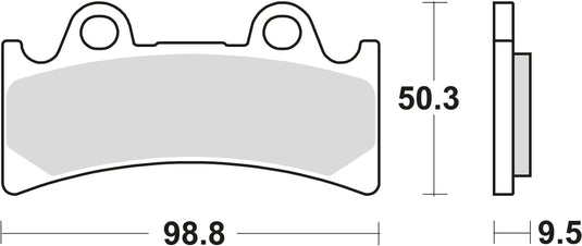 Trw bremsbelag mcb 656 brake pads sinter mcb 656 sv