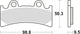 Trw remblokken mcb 656 brake pads sinter mcb 656 sv