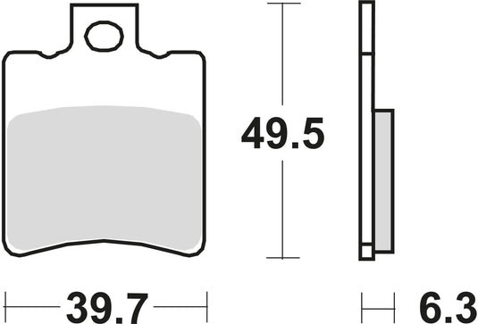 Trw bremsbelag mcb 674 brake pads organ. mcb 674 ec