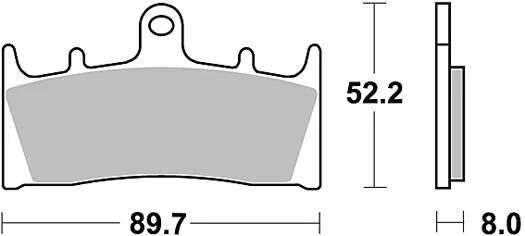 Trw bremsbelag mcb 659 brake pads carbon mcb 659 crq