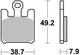 Trw remblokken mcb 742 brake pads carbon mcb 742 crq