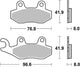 Trw remblokken mcb 582 brake pads sinter mcb 582 sv