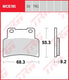 Trw remblokken mcb 785 brake pads organ. mcb 785