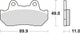 Trw remblokken mcb 512 brake pads sinter mcb 512 sv