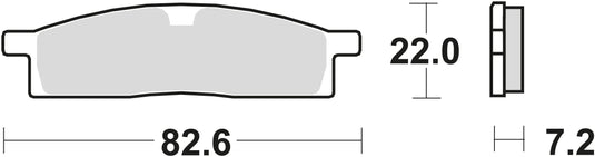 Trw bremsbelag mcb 558 brake pads sinter mcb 558 si